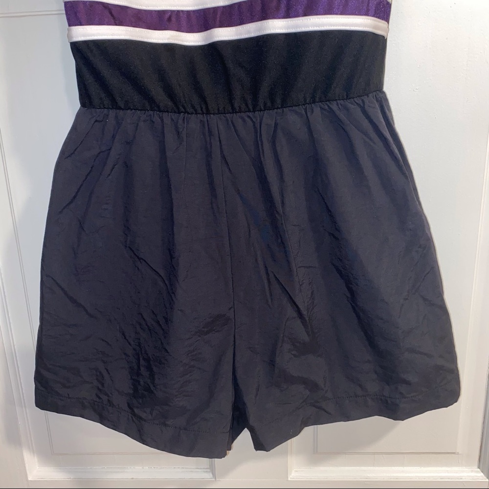 Vintage One Piece Swimsuit with Attached Shorts - Picture 3 of 10